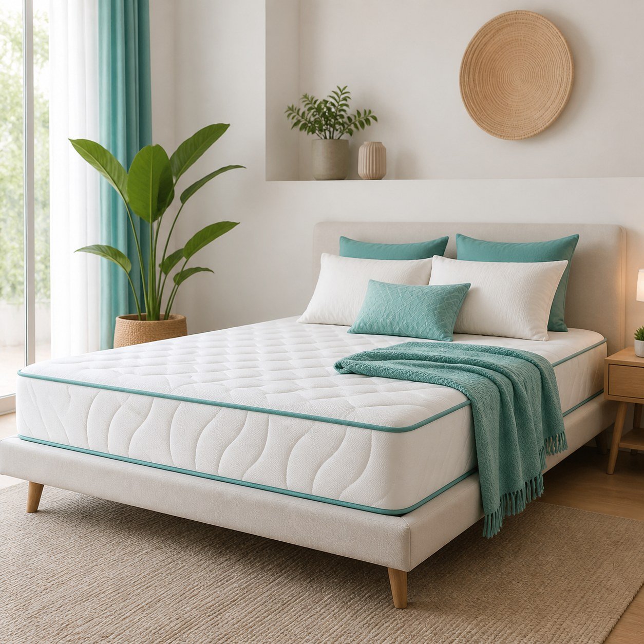 Matelas BOLPONJ Premium dans une chambre moderne
